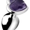 Gemstones Amethyst Heart Small Anal Plug 1 Gemstones Amethyst Heart Small Anal Plug -Seksspeeltjes Winkel AG750 SMALL 1