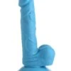 POP 6.5″ Dildo With Balls – Blue -Seksspeeltjes Winkel AG766 BLUE 1