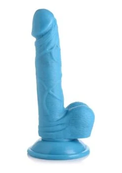 POP 6.5″ Dildo With Balls – Blue