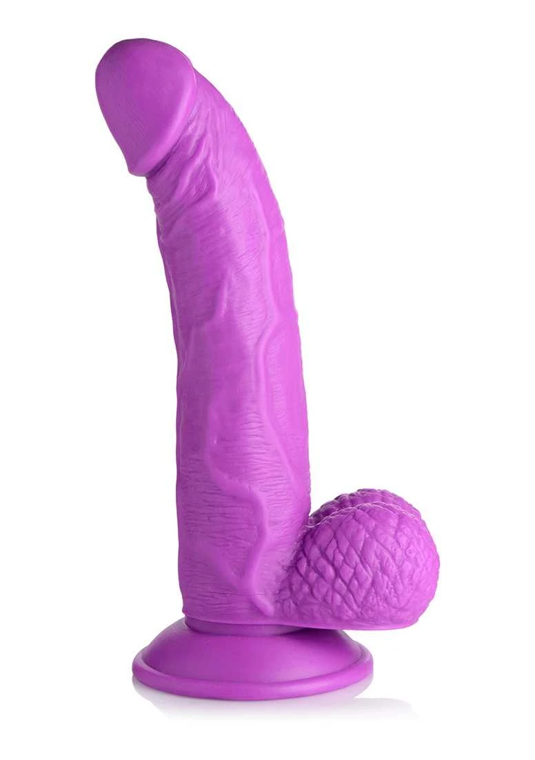 POP 7.5″ Dildo With Balls – Purple 3 POP 7.5″ Dildo With Balls – Purple