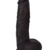 9 Inch Dong With Balls – Black