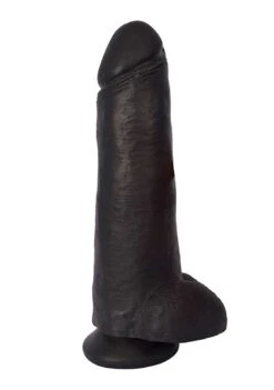 12 Inch Dong With Balls – Black