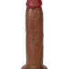 8 Inch Bareskin Dildo – Dark -Seksspeeltjes Winkel CN 09 0608 12 1