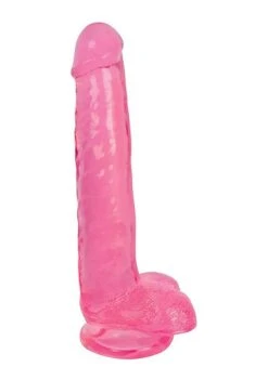 8 Inch Slim Stick With Balls Cherry Ice – Pink