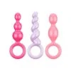 Satisfyer Booty Call Plugs Set Of 3 – Pink/Purple/Red -Seksspeeltjes Winkel EE73 775 0118 1 1
