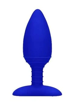Elegance – Heating Anal Butt Plug – Glow – Blue