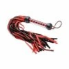Black And Red Suede Flogger -Seksspeeltjes Winkel IS114 1 1