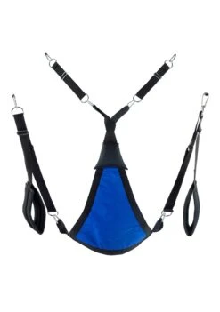 Triangle Canvas Sling – 3 Or 4 Points – Full Set – Blue