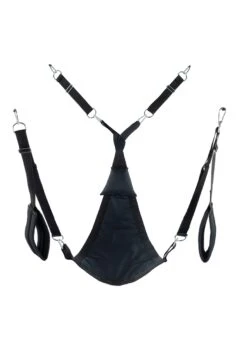 Triangle Canvas Sling – 3 Or 4 Points – Full Set – Black