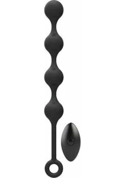 Nexus QUATTRO Remote Control Vibrating Pleasure Beads – Black