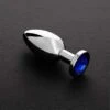 Triune – Jeweled Butt Plug BLUE – Medium -Seksspeeltjes Winkel TMS2200BLUEM 1