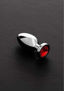 Triune – Jeweled Butt Plug RED -Small