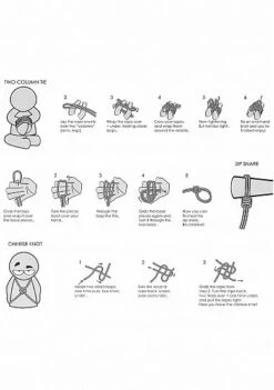 Ouch! Bondage Touw 100 Meter - Zwart -Seksspeeltjes Winkel bondage touw 100 meter zwart vb