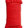 Zacht Bondage Touw 10 Meter - Rood 1 Zacht Bondage Touw 10 Meter - Rood -Seksspeeltjes Winkel bondage touw 10 meter rood