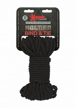 Hemp Bondage Touw 15 Meter - Zwart