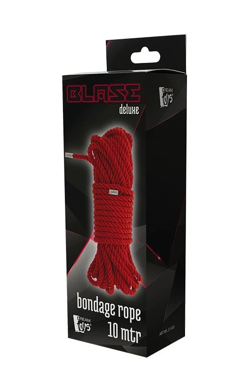 Luxe Bondage Touw 10 Meter - Rood 4 Luxe Bondage Touw 10 Meter - Rood - Afbeelding 2