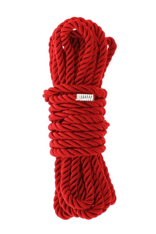 Luxe Bondage Touw 5 Meter - Rood 3 Luxe Bondage Touw 5 Meter - Rood