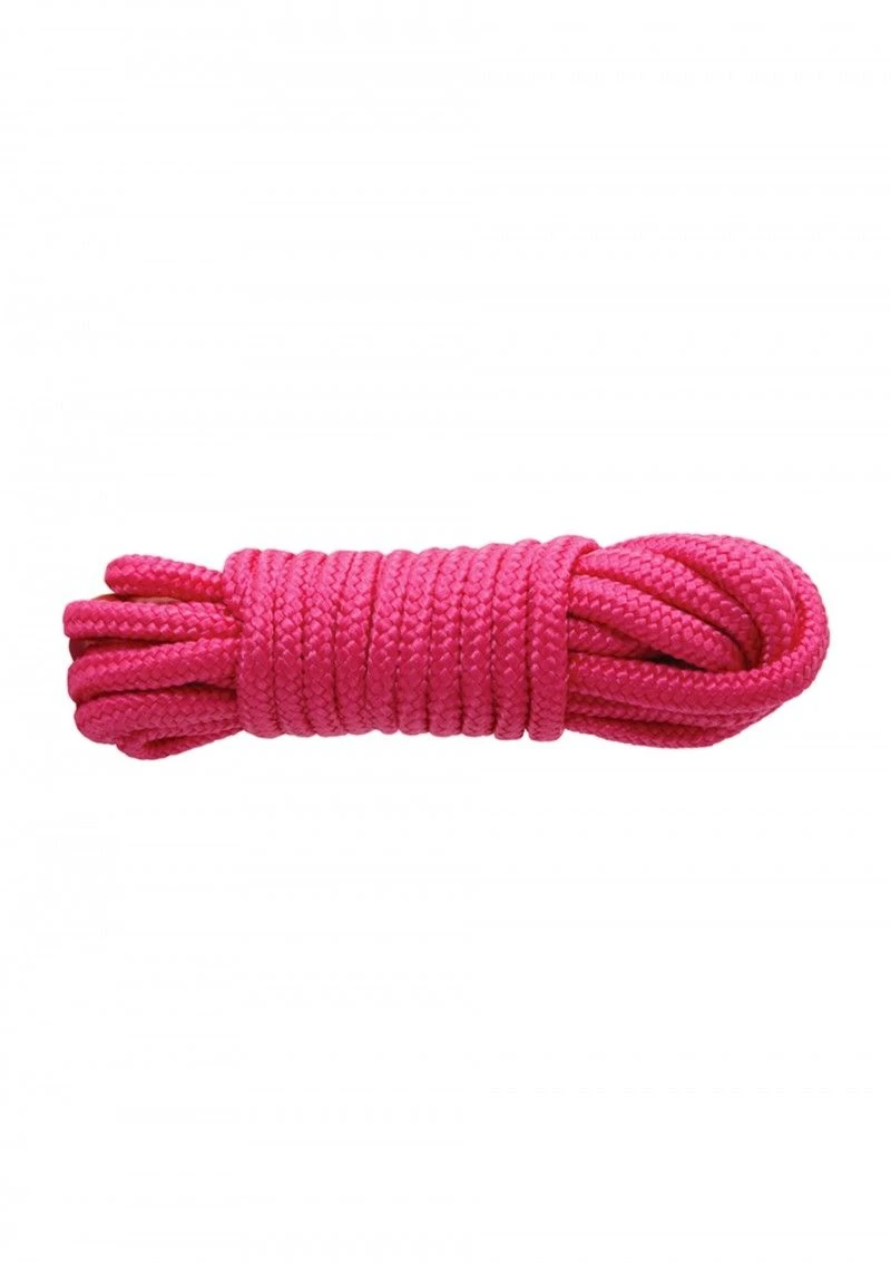 Nylon Bondage Touw - Roze 7,62 Meter 3 Nylon Bondage Touw - Roze 7,62 Meter