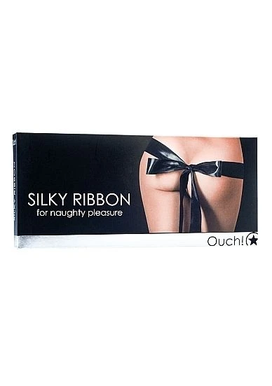 Silky Ribbon - Black - OUCH! 4 Silky Ribbon - Black - OUCH! - Afbeelding 2